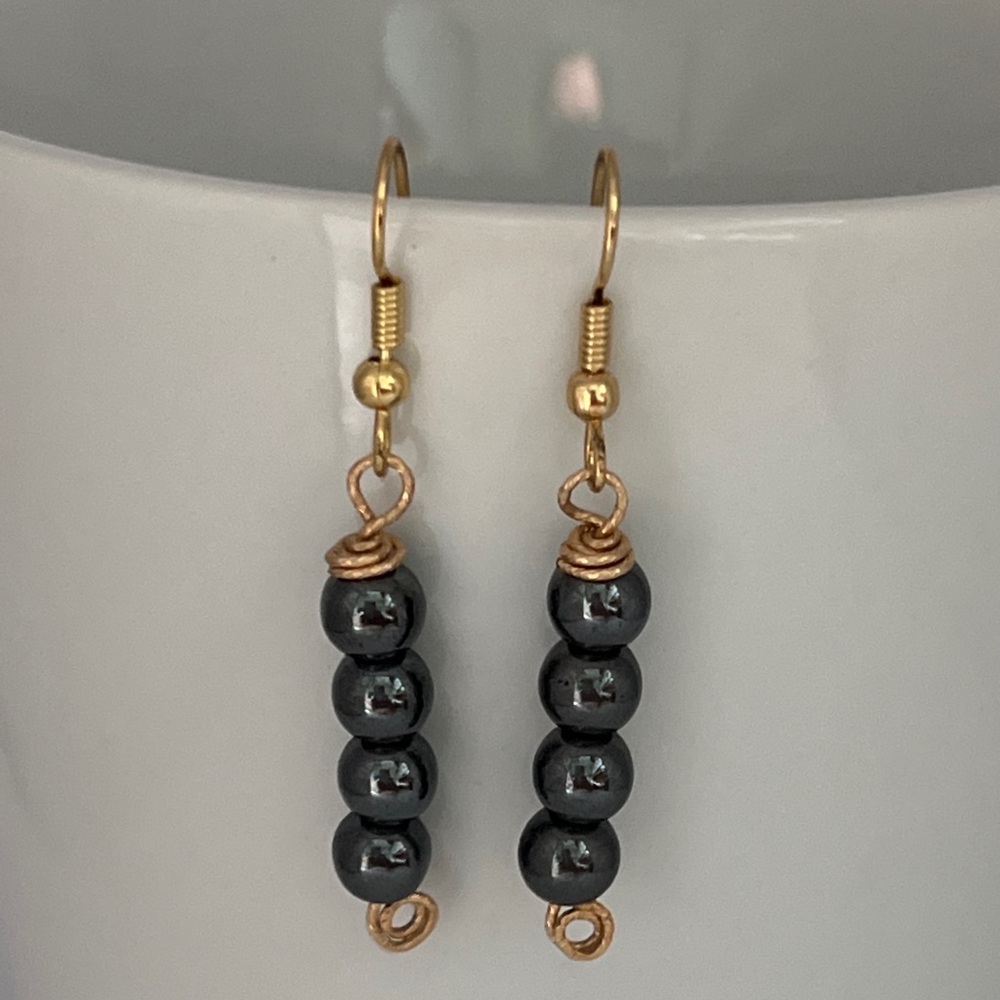 Hematite Earrings